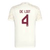 Officiële Voetbalshirt + Korte Broek FC Bayern München De Ligt 4 Champions League Derde 2023-24 - Kids